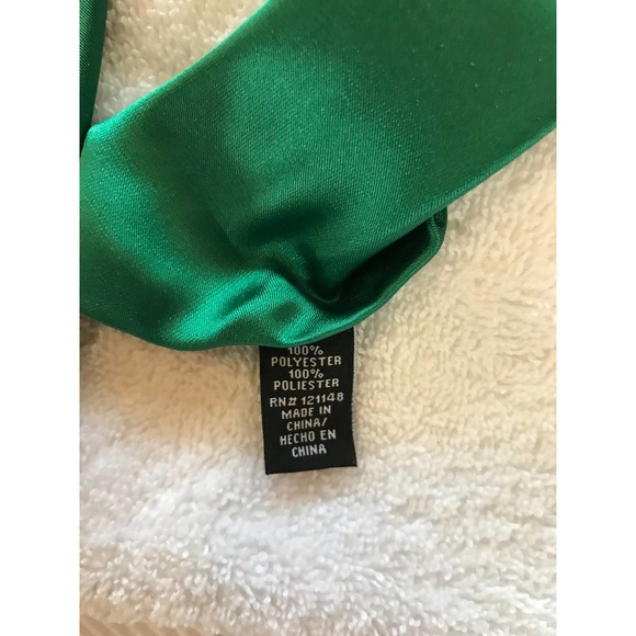 JF J Ferrar Dressy Green Men’s Neck Tie - Picture 7 of 8